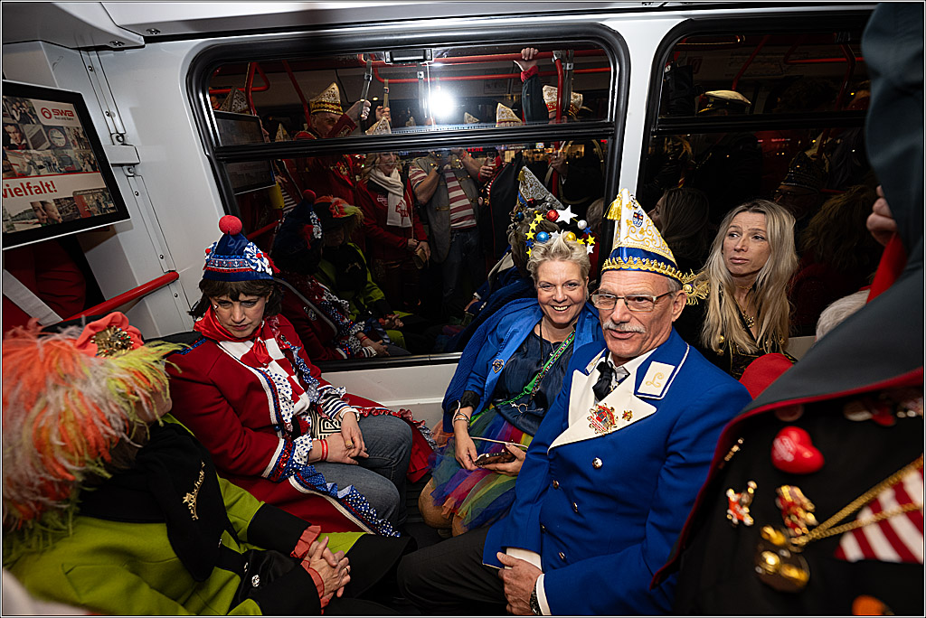 KG 1. Straßenbahnsitzung e.V. - Bahnfahrt; Köln, 01.02.2025