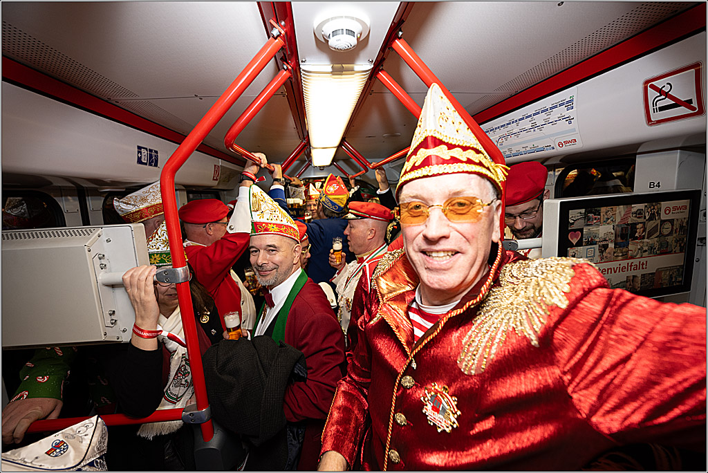 KG 1. Straßenbahnsitzung e.V. - Bahnfahrt; Köln, 01.02.2025