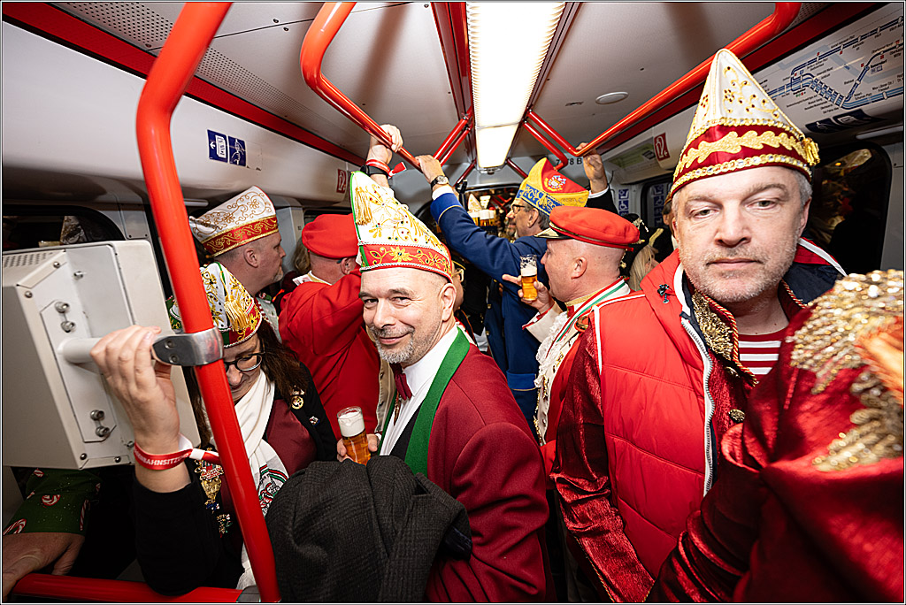 KG 1. Straßenbahnsitzung e.V. - Bahnfahrt; Köln, 01.02.2025
