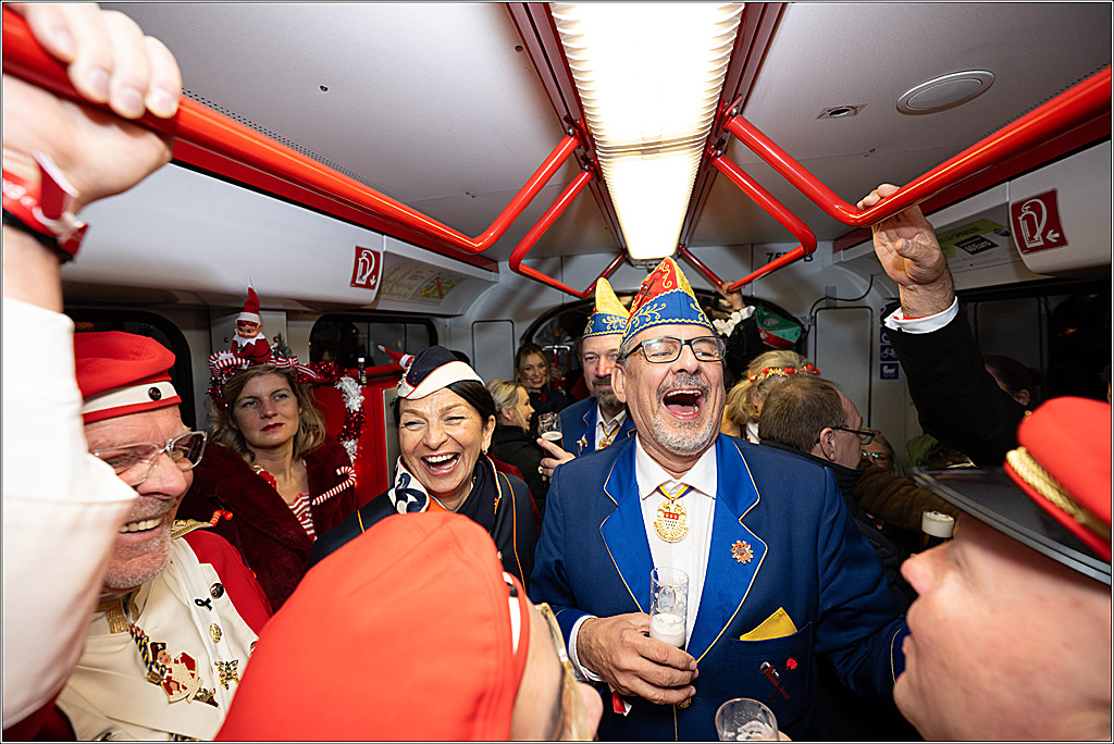 KG 1. Straßenbahnsitzung e.V. - Bahnfahrt; Köln, 01.02.2025