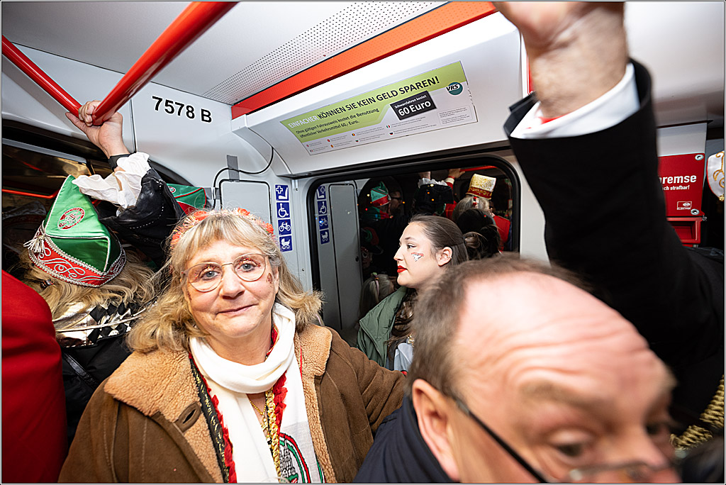 KG 1. Straßenbahnsitzung e.V. - Bahnfahrt; Köln, 01.02.2025