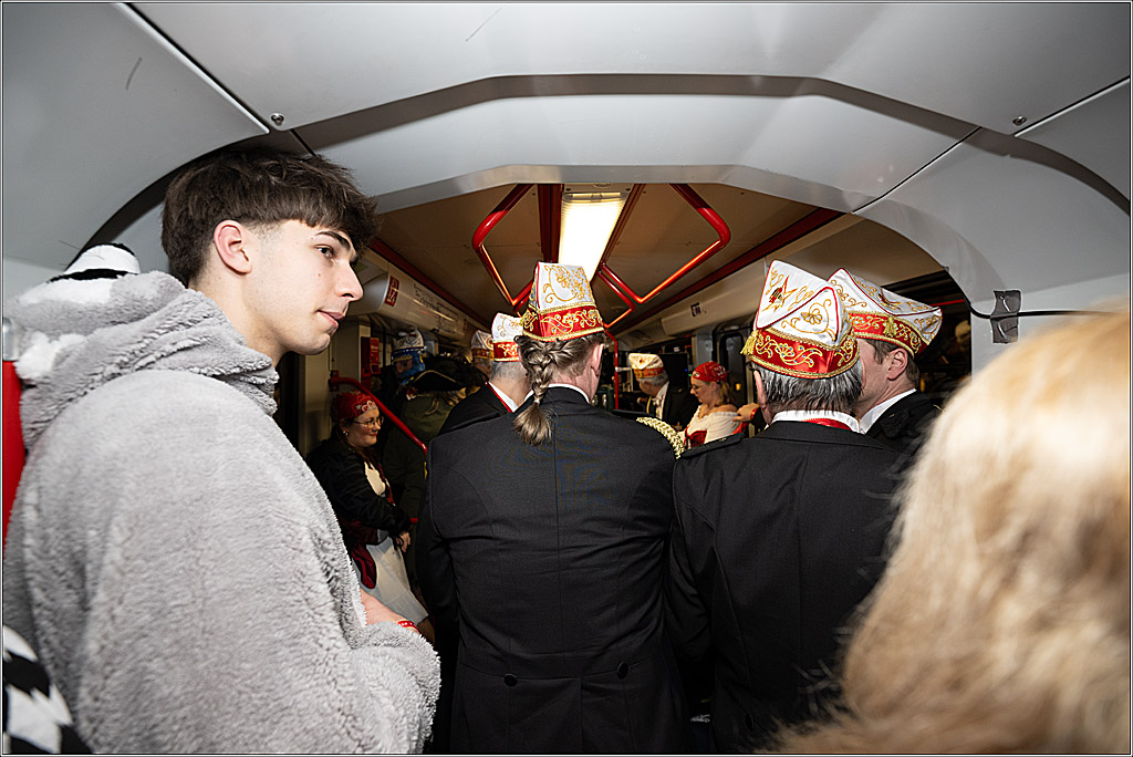 KG 1. Straßenbahnsitzung e.V. - Bahnfahrt; Köln, 01.02.2025