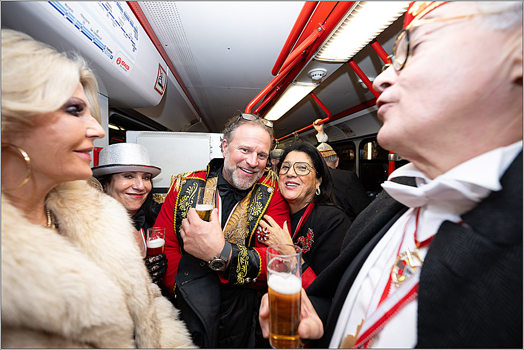 KG 1. Straßenbahnsitzung e.V. - Bahnfahrt; Köln, 01.02.2025