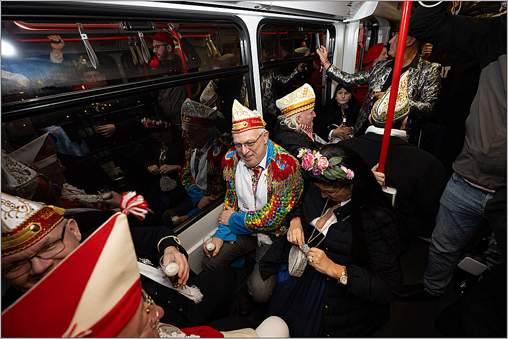 KG 1. Straßenbahnsitzung e.V. - Bahnfahrt; Köln, 01.02.2025