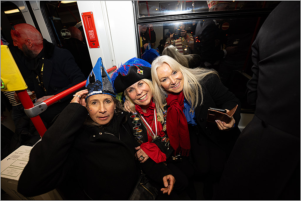 KG 1. Straßenbahnsitzung e.V. - Bahnfahrt; Köln, 01.02.2025