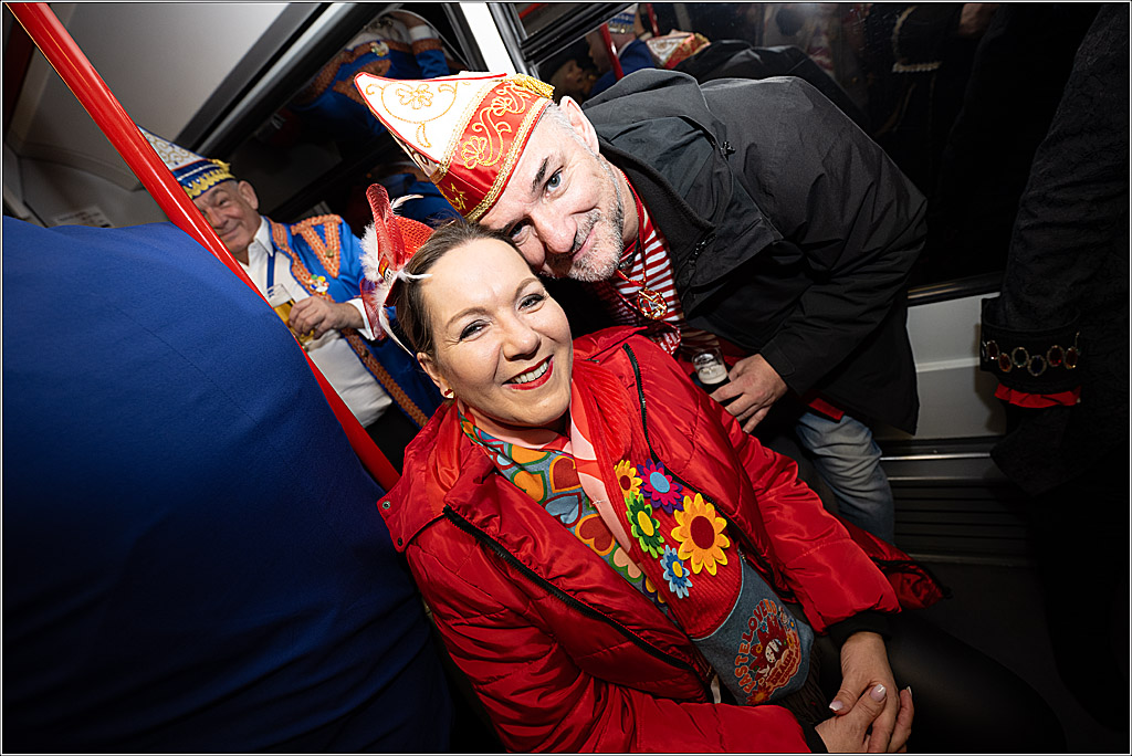 KG 1. Straßenbahnsitzung e.V. - Bahnfahrt; Köln, 01.02.2025