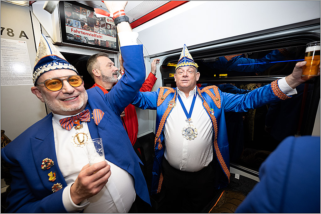 KG 1. Straßenbahnsitzung e.V. - Bahnfahrt; Köln, 01.02.2025