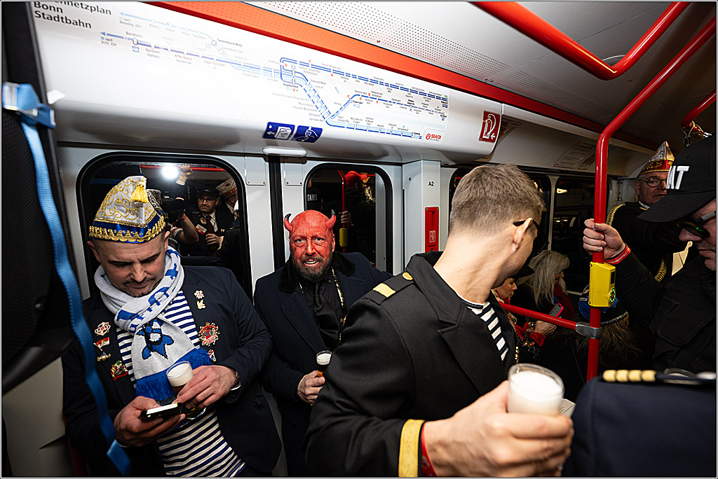 KG 1. Straßenbahnsitzung e.V. - Bahnfahrt; Köln, 01.02.2025