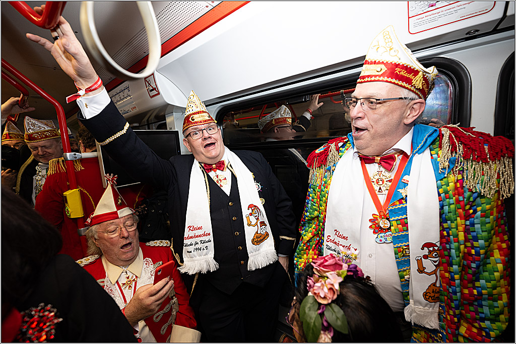 KG 1. Straßenbahnsitzung e.V. - Bahnfahrt; Köln, 01.02.2025