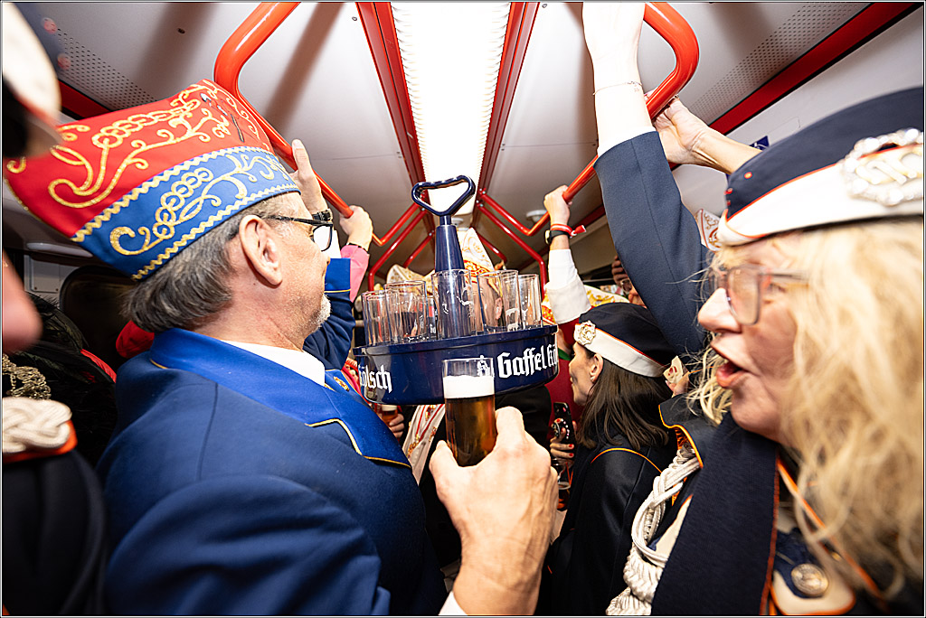 KG 1. Straßenbahnsitzung e.V. - Bahnfahrt; Köln, 01.02.2025