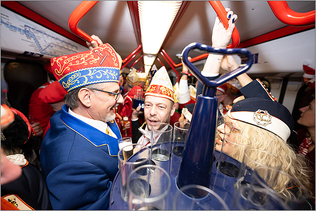 KG 1. Straßenbahnsitzung e.V. - Bahnfahrt; Köln, 01.02.2025