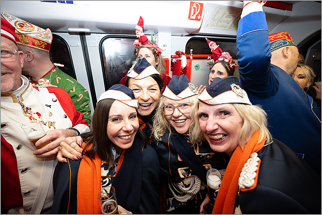 KG 1. Straßenbahnsitzung e.V. - Bahnfahrt; Köln, 01.02.2025