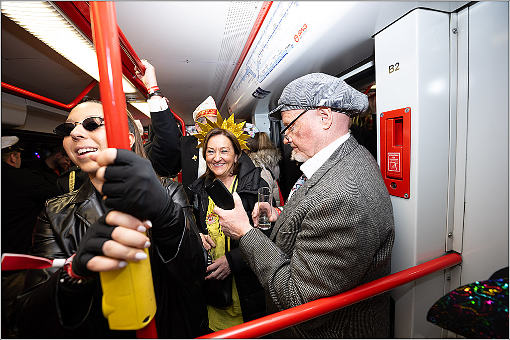 KG 1. Straßenbahnsitzung e.V. - Bahnfahrt; Köln, 01.02.2025