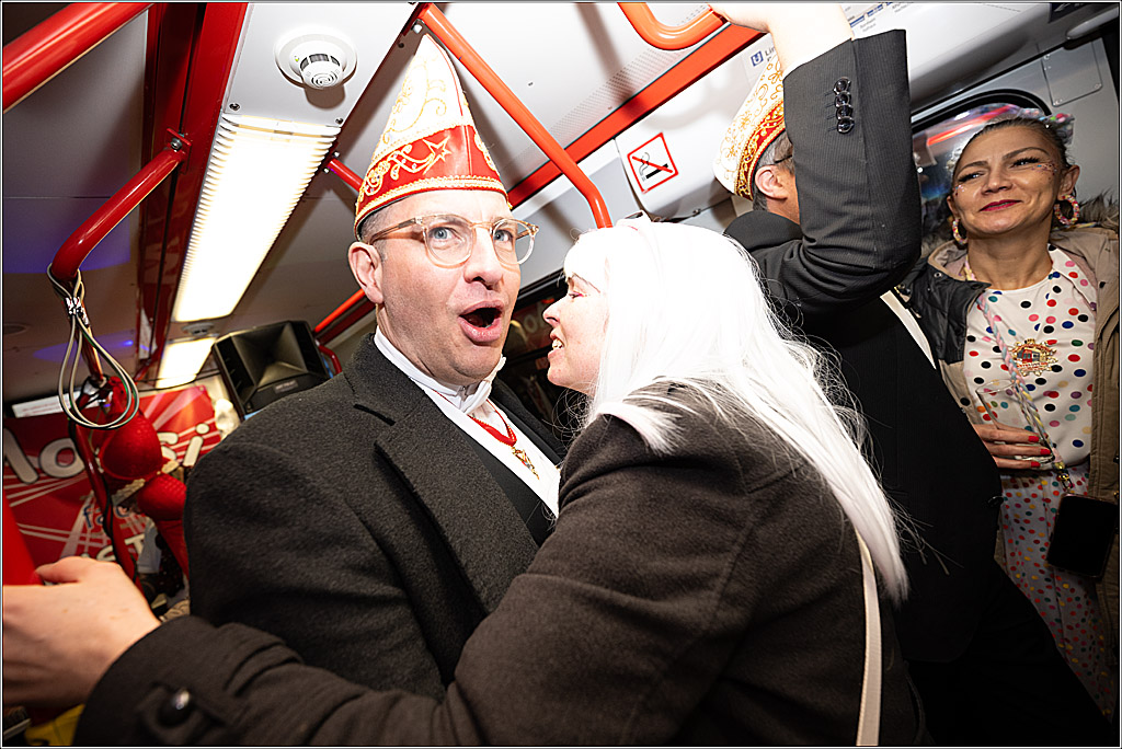 KG 1. Straßenbahnsitzung e.V. - Bahnfahrt; Köln, 01.02.2025