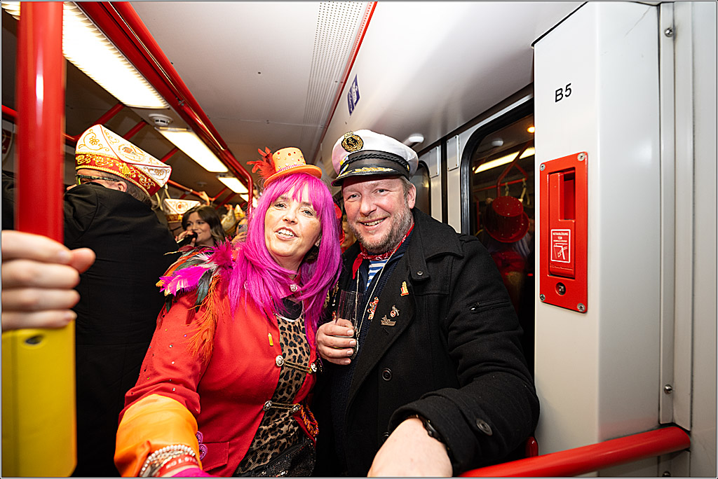KG 1. Straßenbahnsitzung e.V. - Bahnfahrt; Köln, 01.02.2025