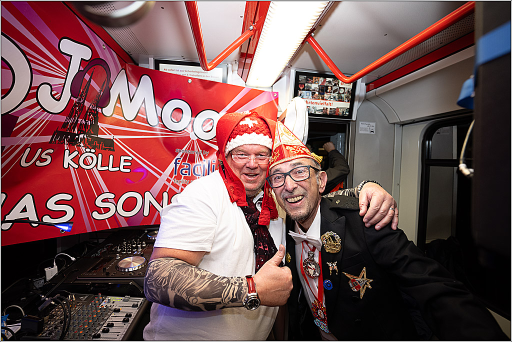 KG 1. Straßenbahnsitzung e.V. - Bahnfahrt; Köln, 01.02.2025