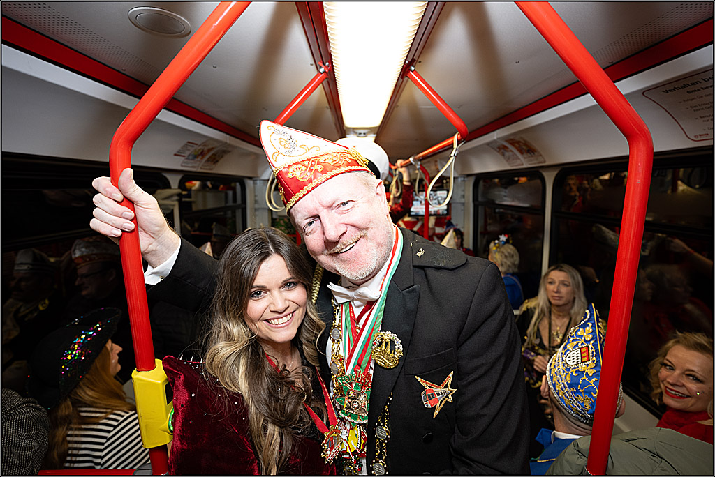 KG 1. Straßenbahnsitzung e.V. - Bahnfahrt; Köln, 01.02.2025