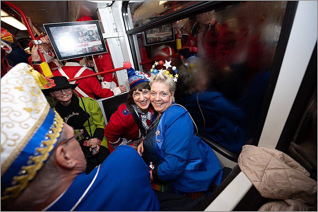 KG 1. Straßenbahnsitzung e.V. - Bahnfahrt; Köln, 01.02.2025