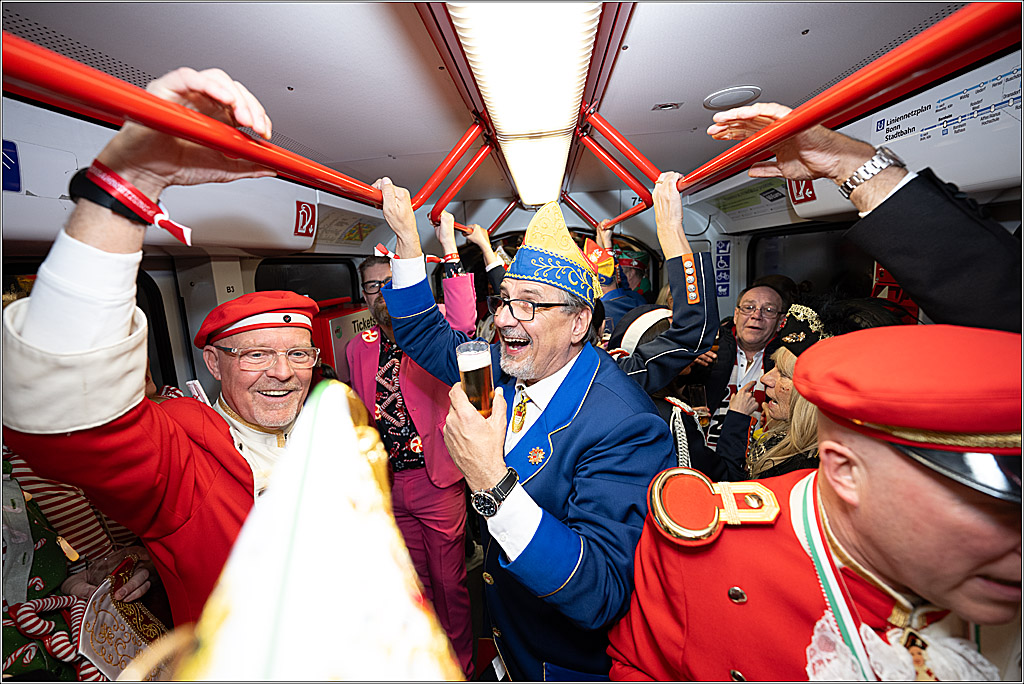 KG 1. Straßenbahnsitzung e.V. - Bahnfahrt; Köln, 01.02.2025
