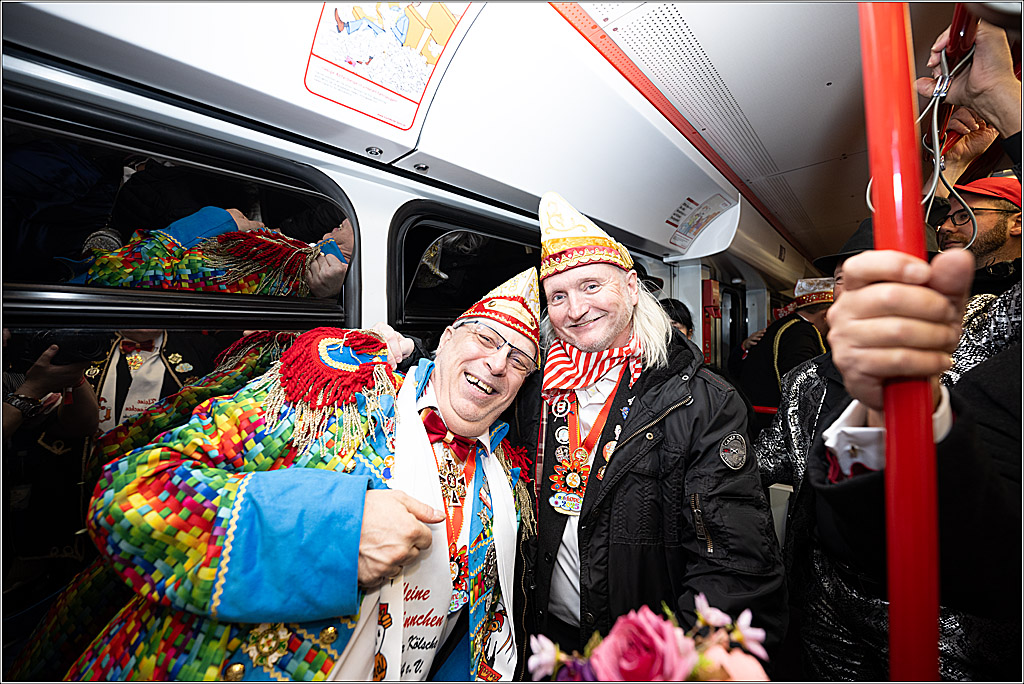 KG 1. Straßenbahnsitzung e.V. - Bahnfahrt; Köln, 01.02.2025