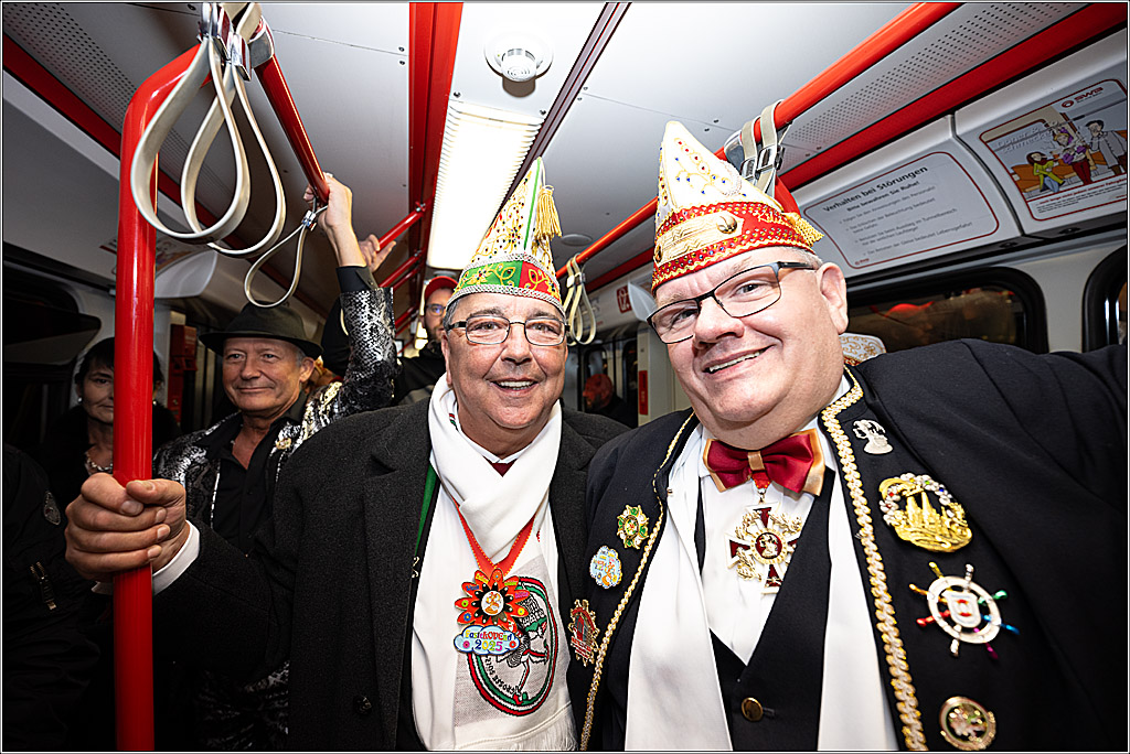KG 1. Straßenbahnsitzung e.V. - Bahnfahrt; Köln, 01.02.2025