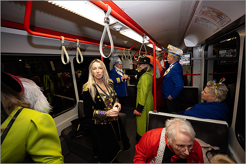 KG 1. Straßenbahnsitzung e.V. - Bahnfahrt; Köln, 01.02.2025
