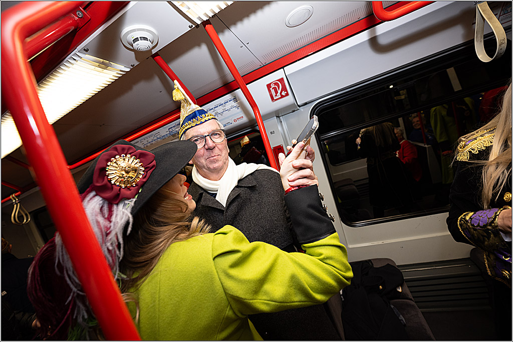 KG 1. Straßenbahnsitzung e.V. - Bahnfahrt; Köln, 01.02.2025
