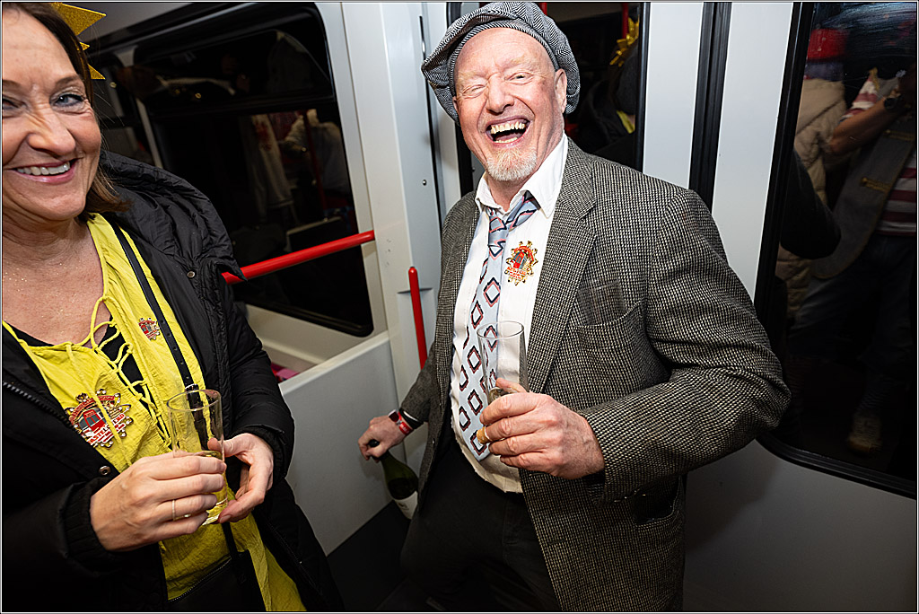 KG 1. Straßenbahnsitzung e.V. - Bahnfahrt; Köln, 01.02.2025