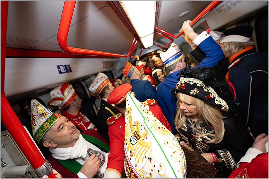 KG 1. Straßenbahnsitzung e.V. - Bahnfahrt; Köln, 01.02.2025