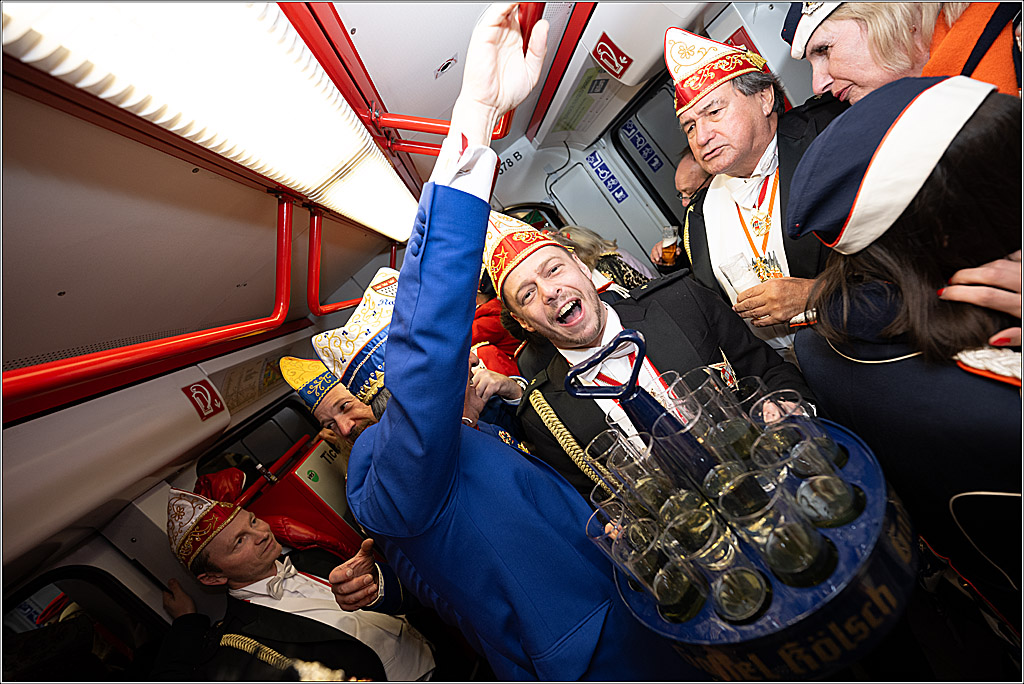 KG 1. Straßenbahnsitzung e.V. - Bahnfahrt; Köln, 01.02.2025