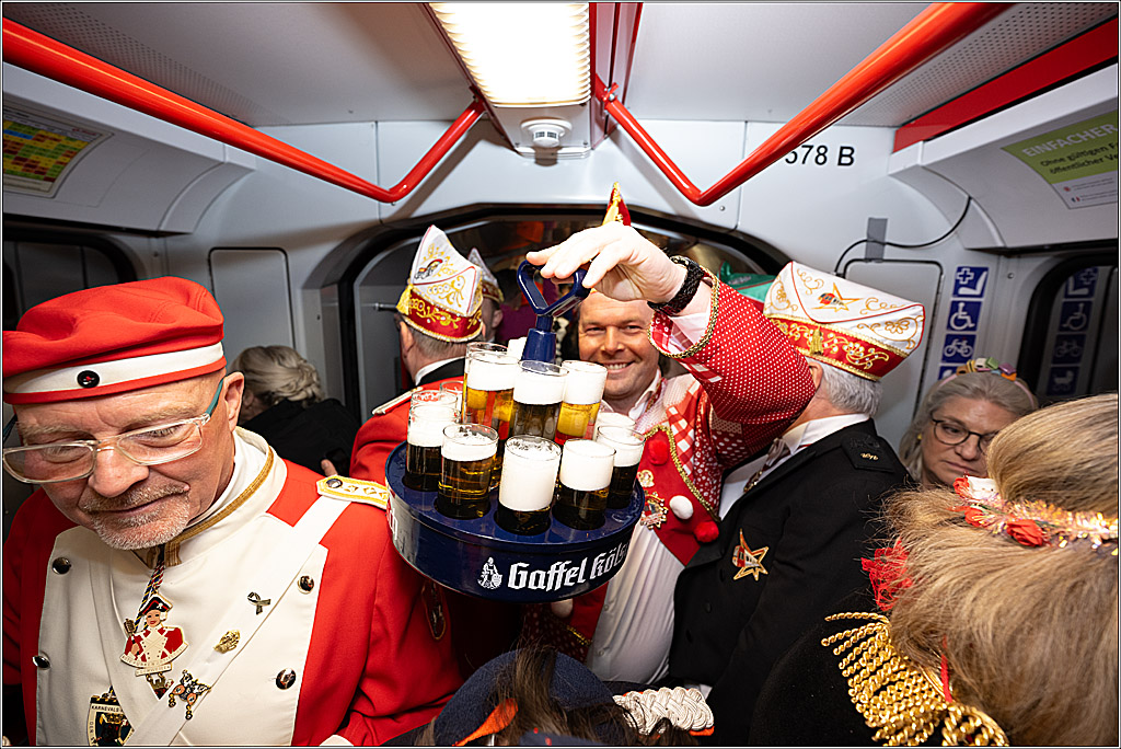 KG 1. Straßenbahnsitzung e.V. - Bahnfahrt; Köln, 01.02.2025