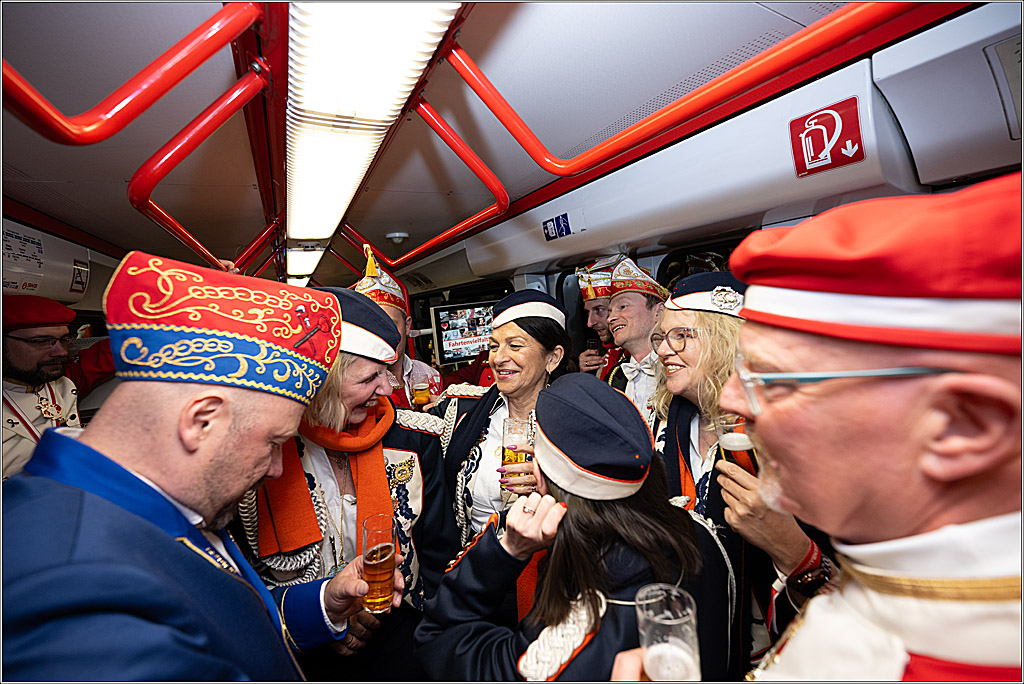KG 1. Straßenbahnsitzung e.V. - Bahnfahrt; Köln, 01.02.2025