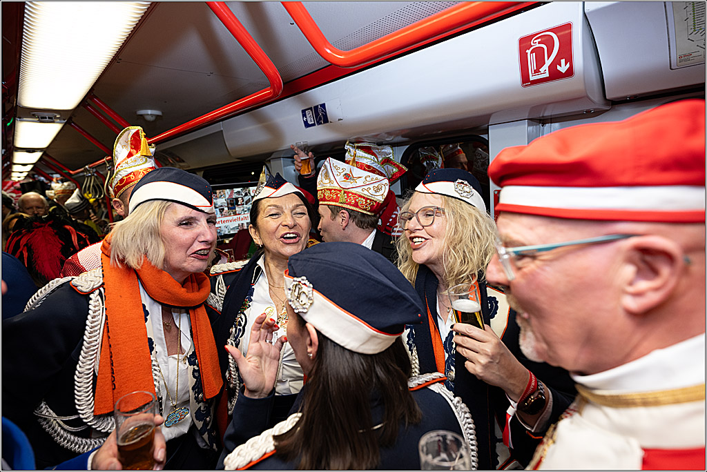 KG 1. Straßenbahnsitzung e.V. - Bahnfahrt; Köln, 01.02.2025