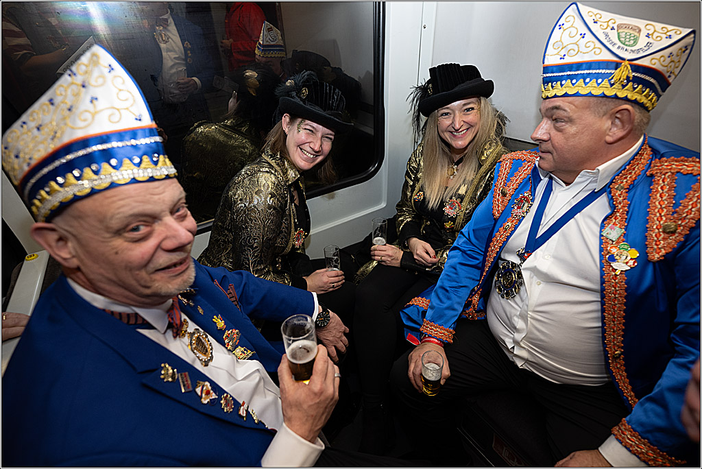 KG 1. Straßenbahnsitzung e.V. - Bahnfahrt; Köln, 01.02.2025