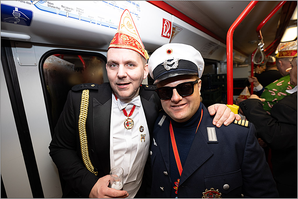 KG 1. Straßenbahnsitzung e.V. - Bahnfahrt; Köln, 01.02.2025