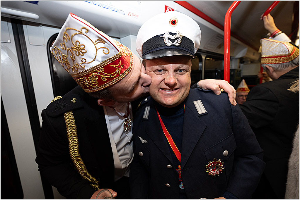 KG 1. Straßenbahnsitzung e.V. - Bahnfahrt; Köln, 01.02.2025