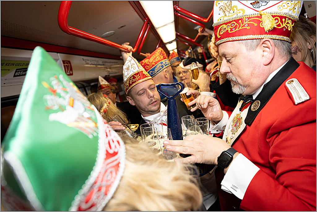 KG 1. Straßenbahnsitzung e.V. - Bahnfahrt; Köln, 01.02.2025