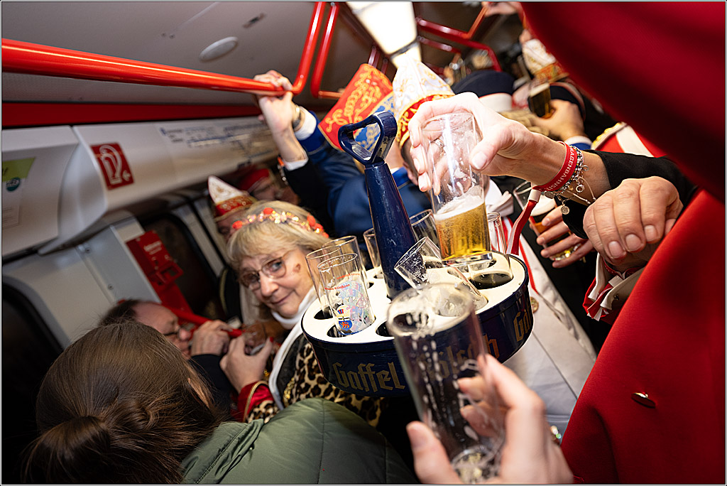 KG 1. Straßenbahnsitzung e.V. - Bahnfahrt; Köln, 01.02.2025