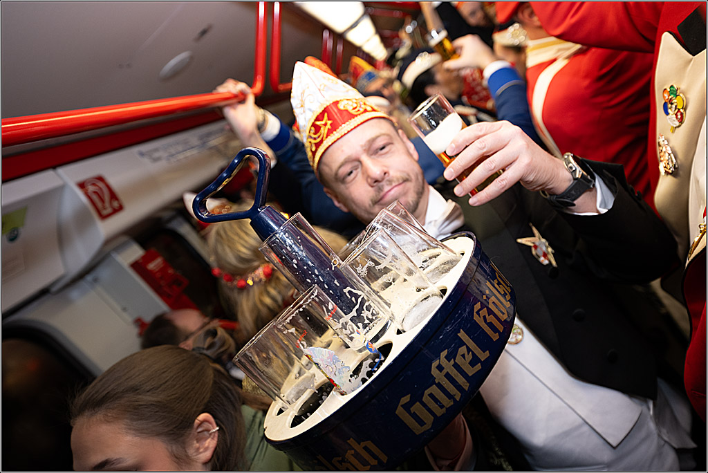 KG 1. Straßenbahnsitzung e.V. - Bahnfahrt; Köln, 01.02.2025