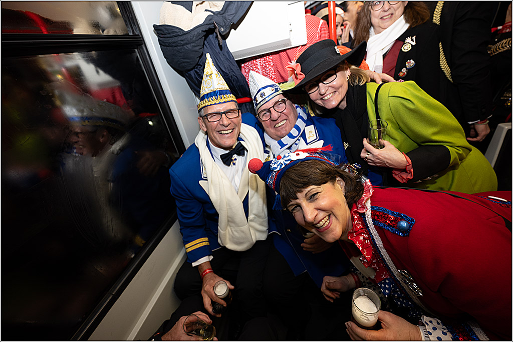 KG 1. Straßenbahnsitzung e.V. - Bahnfahrt; Köln, 01.02.2025