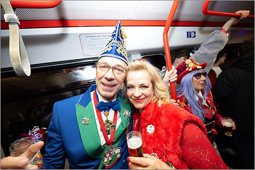 KG 1. Straßenbahnsitzung e.V. - Bahnfahrt; Köln, 01.02.2025