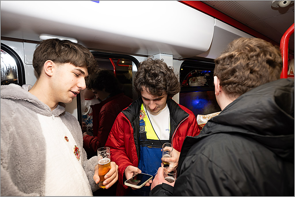 KG 1. Straßenbahnsitzung e.V. - Bahnfahrt; Köln, 01.02.2025