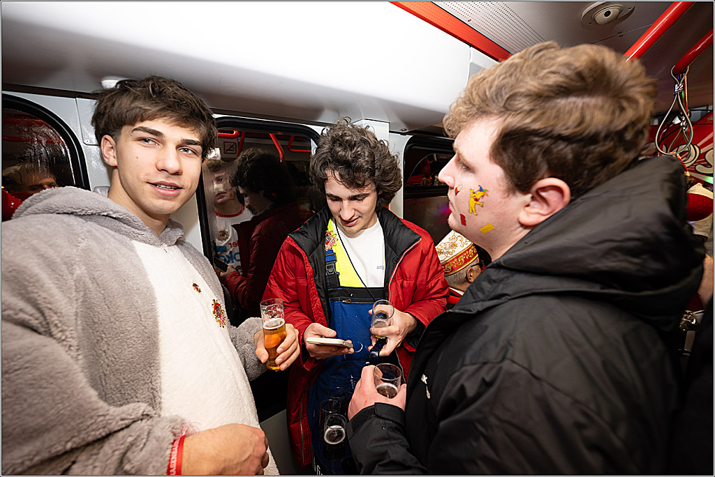 KG 1. Straßenbahnsitzung e.V. - Bahnfahrt; Köln, 01.02.2025