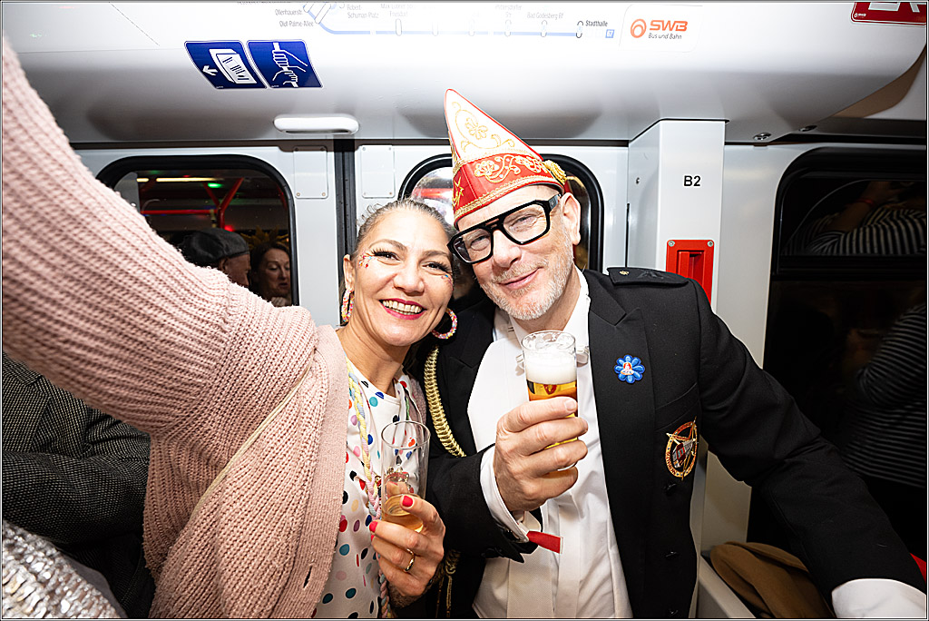 KG 1. Straßenbahnsitzung e.V. - Bahnfahrt; Köln, 01.02.2025