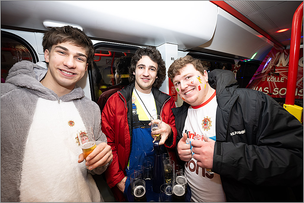 KG 1. Straßenbahnsitzung e.V. - Bahnfahrt; Köln, 01.02.2025