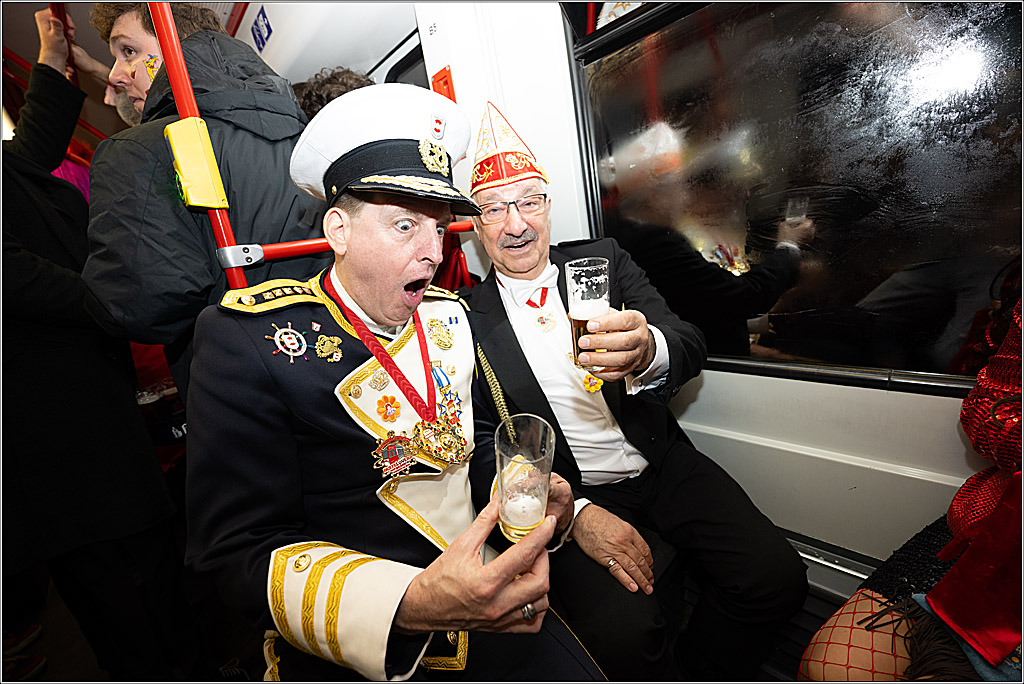 KG 1. Straßenbahnsitzung e.V. - Bahnfahrt; Köln, 01.02.2025