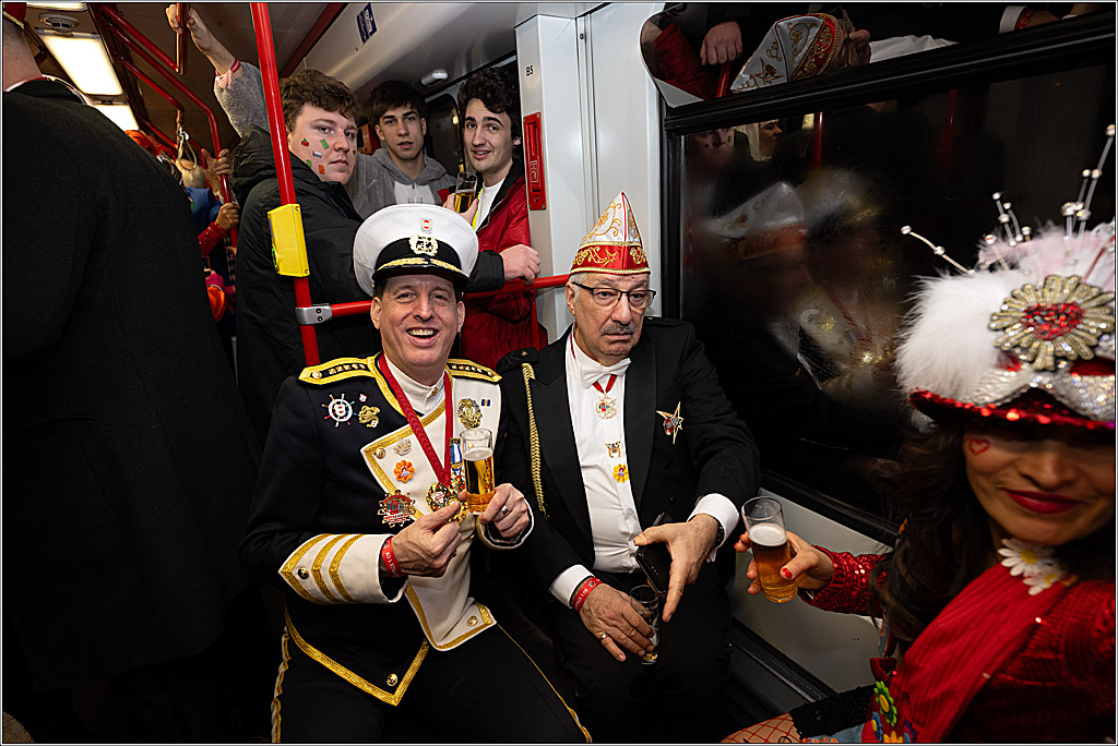 KG 1. Straßenbahnsitzung e.V. - Bahnfahrt; Köln, 01.02.2025