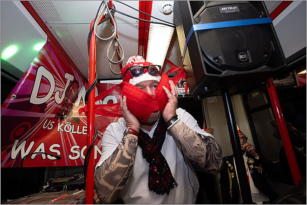 KG 1. Straßenbahnsitzung e.V. - Bahnfahrt; Köln, 01.02.2025