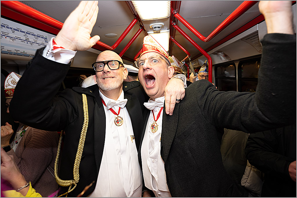 KG 1. Straßenbahnsitzung e.V. - Bahnfahrt; Köln, 01.02.2025