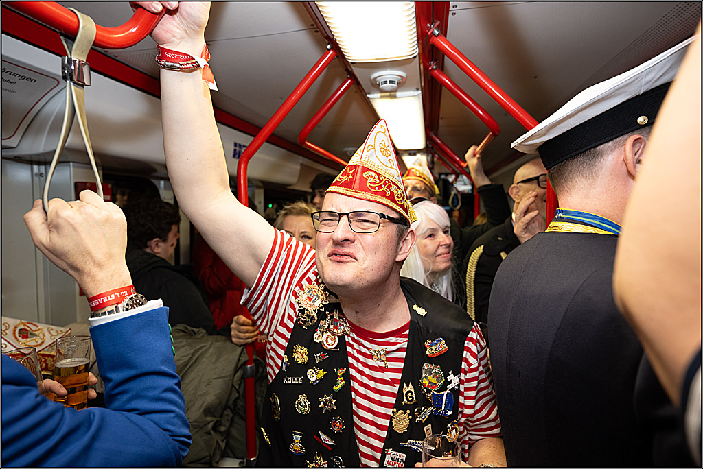 KG 1. Straßenbahnsitzung e.V. - Bahnfahrt; Köln, 01.02.2025